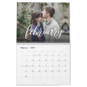 Modern Elegant Photo Family Kalender (Feb 2027)