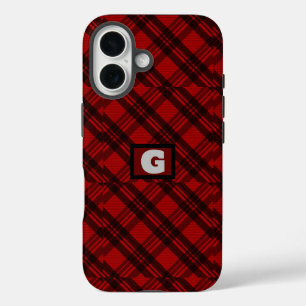 Modern Elegant Plaid iPhone 16 Hoesje