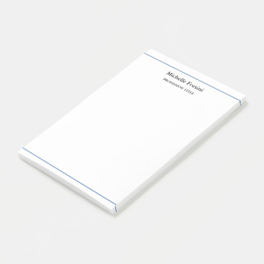 Modern Elegant Plain Minimalist Post-it® Notes (Schuin)