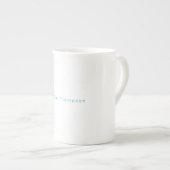 Modern Elegant Plain Simple Professional Name Porselein Kop (Voorkant rechts)