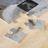 Modern Elegant Pregnancy Announcement Legpuzzel (Zijkant)
