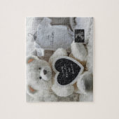 Modern Elegant Pregnancy Announcement Legpuzzel (Verticaal)