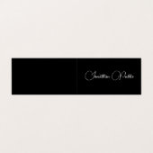 Modern Elegant Professional Typography Folded Visitekaartjes (Buitenkant ongevouwen)