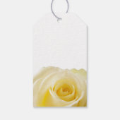 Modern Elegant Roos Bloemenbruiloft Dank u Cadeaulabel (Achterkant)