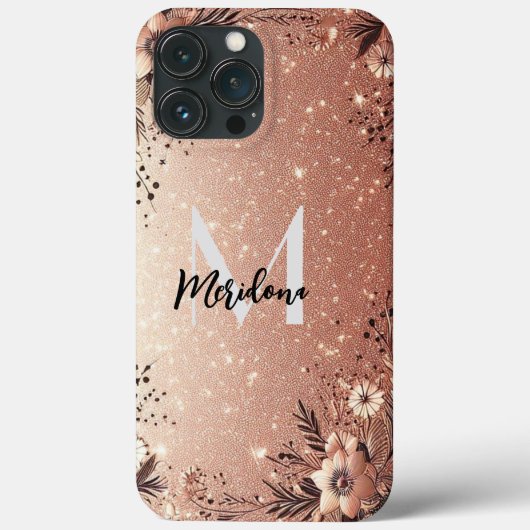 Modern elegant roos en bloemstukken Case-Mate iPhone case (Achterkant)