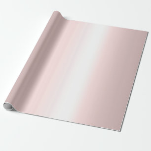 Modern Elegant Roos Goud Metallic Look Rosegold Cadeaupapier