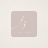 Modern Elegant Rose Pink Ivory Gift Certificate (Devant)