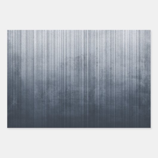 Modern Elegant Rustic Abstract gestript Inpakpapier Vel (Voorkant 3)