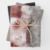Modern Elegant Rustic Abstract Inpakpapier Vel (In situ)