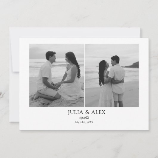Modern Elegant Save the Date (Voorkant)