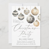 Modern Elegant Scandinavisch Kerstfeest Kaart (Voorkant)