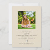 Modern Elegant Script 2 Foto Afstuderen (Achterkant)