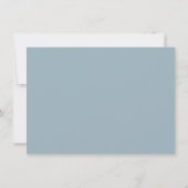 Modern Elegant Script Photo Baptism Bedankkaart (Achterkant)