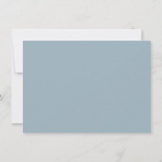 Modern Elegant Script Photo Baptism Bedankkaart (Achterkant)