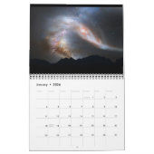 Modern Elegant Script Space Landscape 2021 Calen Kalender (Jan 2026)