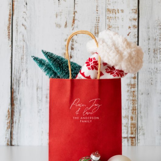 Modern elegant script vakantie gepersonaliseerd  zelfinktende stempel