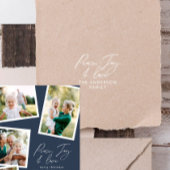 Modern elegant script vakantie gepersonaliseerd zelfinktende stempel