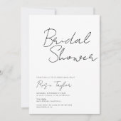 Modern Elegant Script-Vrijgezellenfeest Kaart (Voorkant)