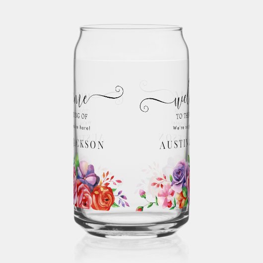 Modern Elegant Script Wedding Welcome (Droite)