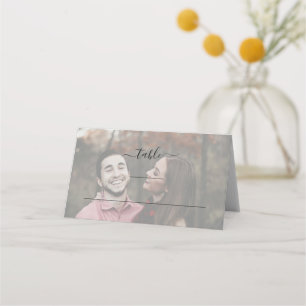 Modern Elegant Simple Photo Wedding Folded