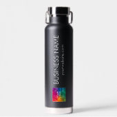 Modern Elegant Simple Upload Your Business Logo Waterfles (Voorkant)