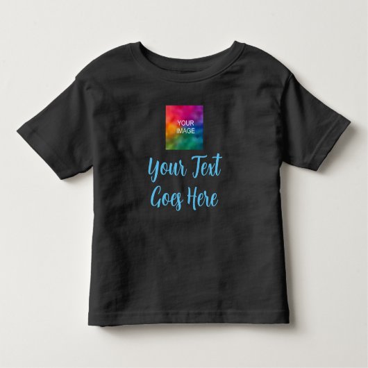 Modern Elegant Sjabloon Script Baby Kinder Shirts (Voorkant)