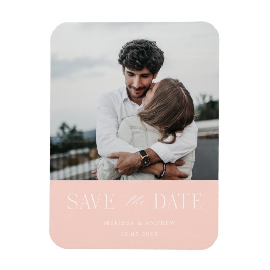 Modern Elegant slaat de pagina Datum op Magneet (Verticaal)