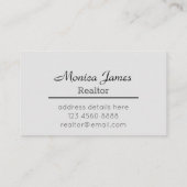 modern elegant stijlvol visitekaartje van fotoreal (Achterkant)