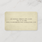 Modern Elegant, Stippen Visitekaartje (Achterkant)