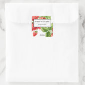 Modern Elegant Strawberry Jam Label (Tas)