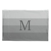 Modern Elegant Stylish Monogram Letter Initiaal Kussensloop (Achterkant)