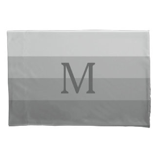 Modern Elegant Stylish Monogram Letter Initiaal Kussensloop