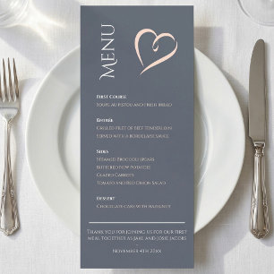 Modern elegant tabelmenu menu