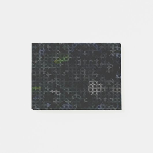 MODERN_ELEGANT_THE ABSTRACT_ART _BLACK POST-IT® NOTES (Voorkant)