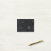 MODERN_ELEGANT_THE ABSTRACT_ART _BLACK POST-IT® NOTES (Op bureau)