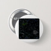 MODERN_ELEGANT_THE ABSTRACT_ART _BLACK RONDE BUTTON 5,7 CM (Voorkant /achterkant)