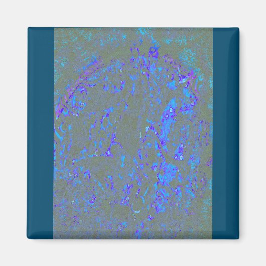 Modern_elegant_theAbstract art_BLUE Magneet (Voorkant)