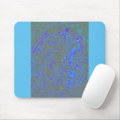 Modern_elegant_theAbstract art_BLUE Muismat (Met muis)
