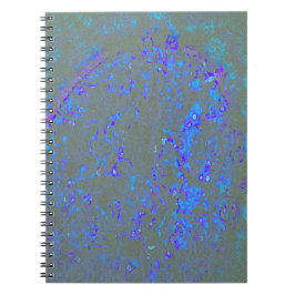 Modern_elegant_theAbstract art_BLUE Notitieboek