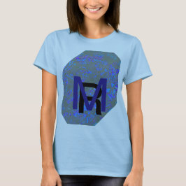 Modern_elegant_theAbstract art_BLUE T-shirt