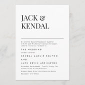 Modern Elegant | Uitnodiging tot het indienen van (Voorkant)