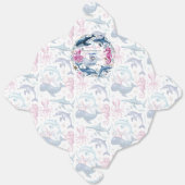 Modern elegant waterverf Zee dierlijk baby shower Bedankdoosjes (Ongevouwen)