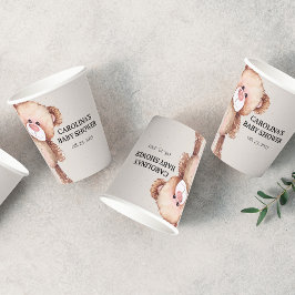 Modern elegant we kunnen bijna wachten baby shower papieren bekers