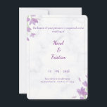Modern Elegant Wedding Invitation<br><div class="desc">A stylish and modern wedding invitation that you can fully personalize with your names,  date,  and details. Perfect for any romantic celebration. Elegant,  simple,  and timeless.</div>