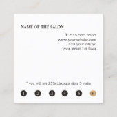 Modern Elegant White Gold Heart Beauty Loyalty (Achterkant)