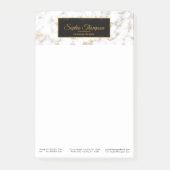 Modern Elegant White Gold Marble - Post-it® notes (Voorkant)