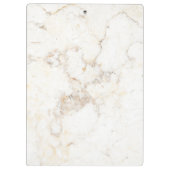 Modern elegant wit marmer professional klembord (Achterkant)