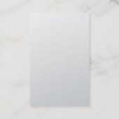 Modern elegant, zilver design vlakbij rendy visitekaartje (Achterkant)