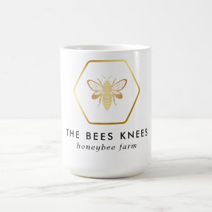 Modern & Elegante Gouden Imker Koffiemok