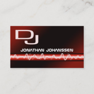 Modern Elektrisch Professioneel DJ- Visitekaartje